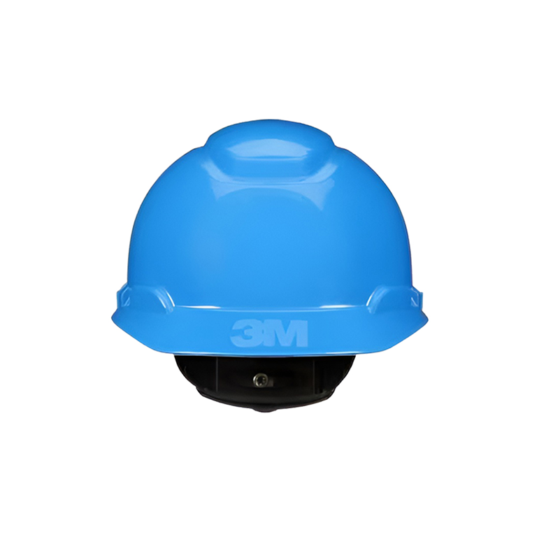 3M™ SecureFit™ Hard Hat H-703SFR-UV, Blue, 4-Point Pressure Diffusion Ratchet Suspension, with UVicator, 20 ea/Case